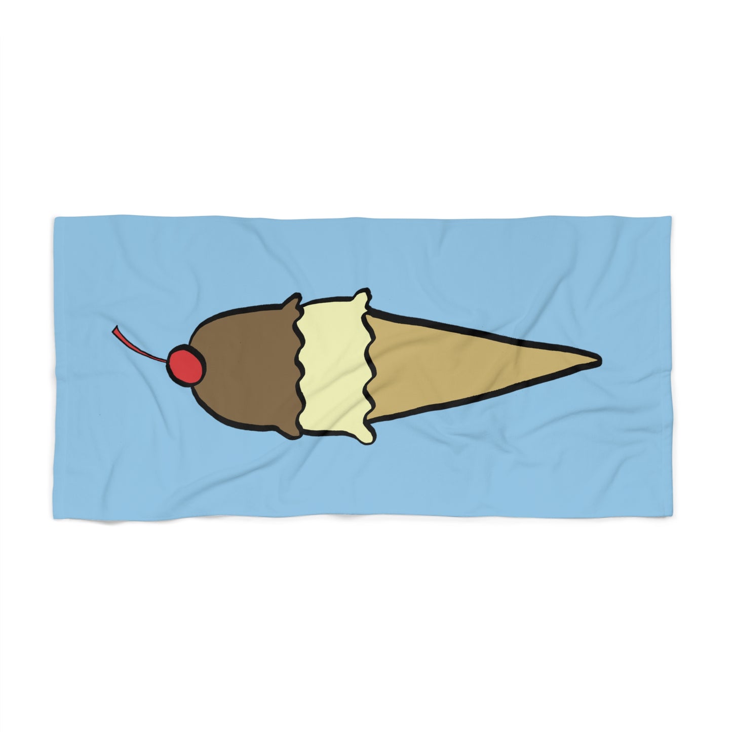 Ice Cream Cone Beach Towel