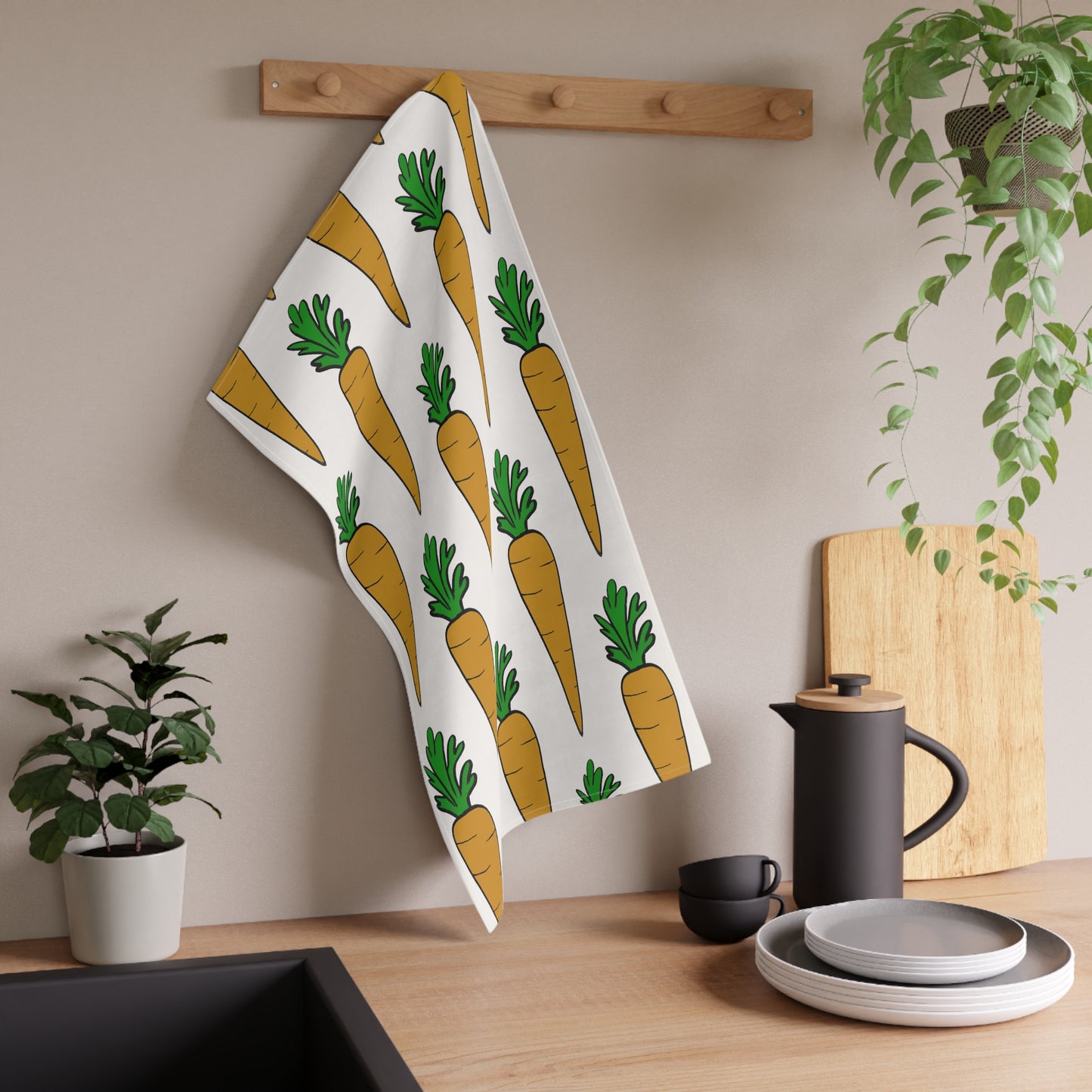 Carrot Kitchen Towel