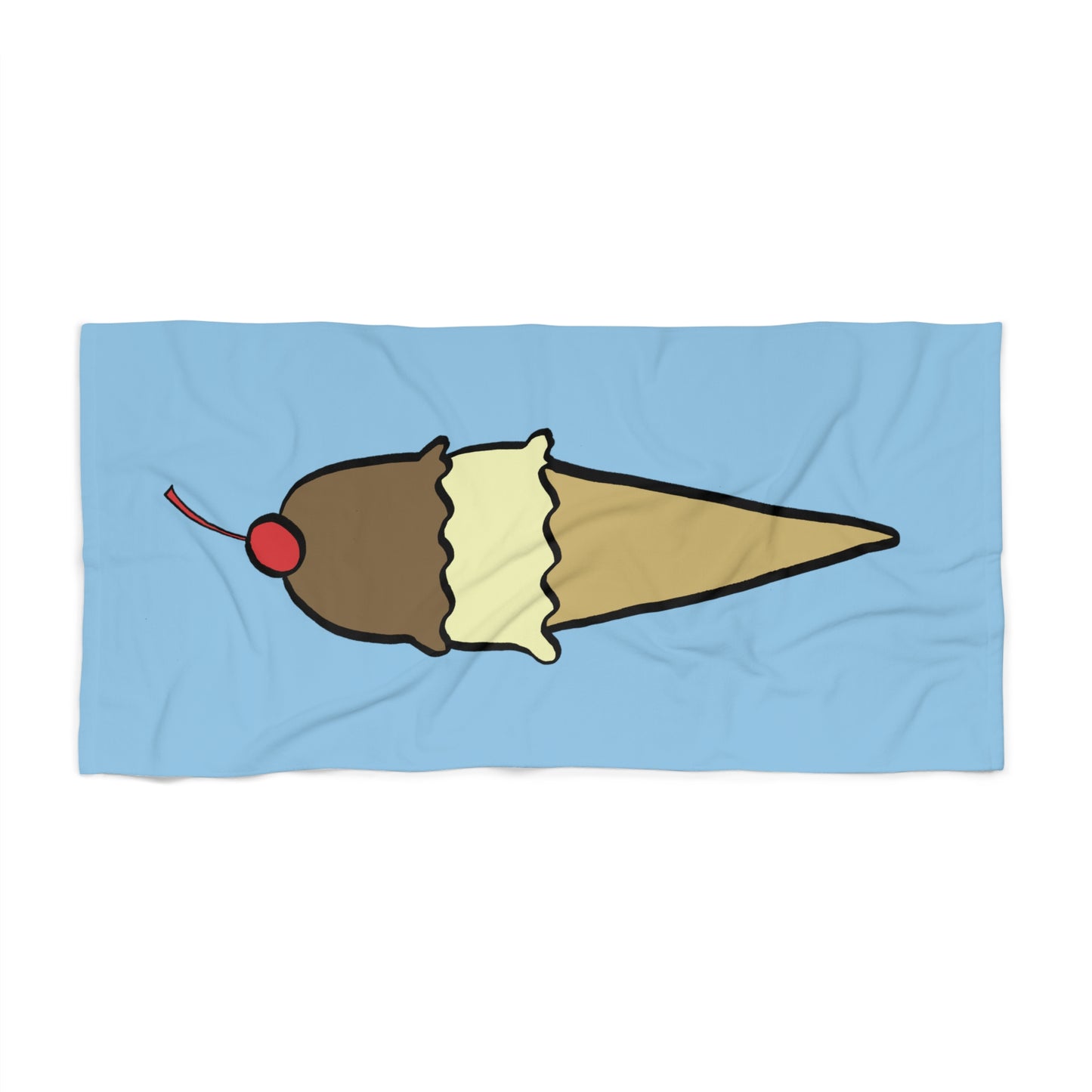 Ice Cream Cone Beach Towel