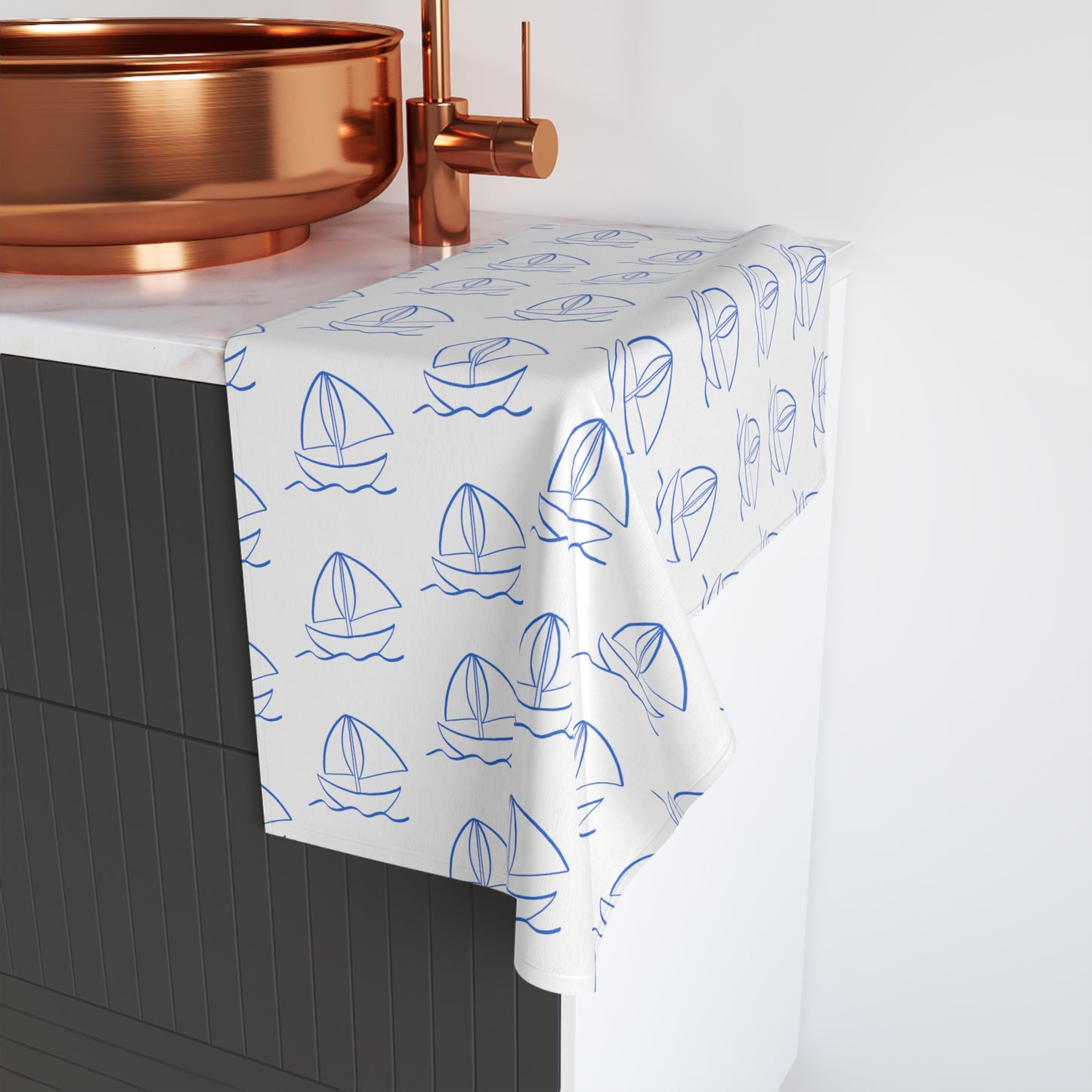 Sailboat Hand Towel