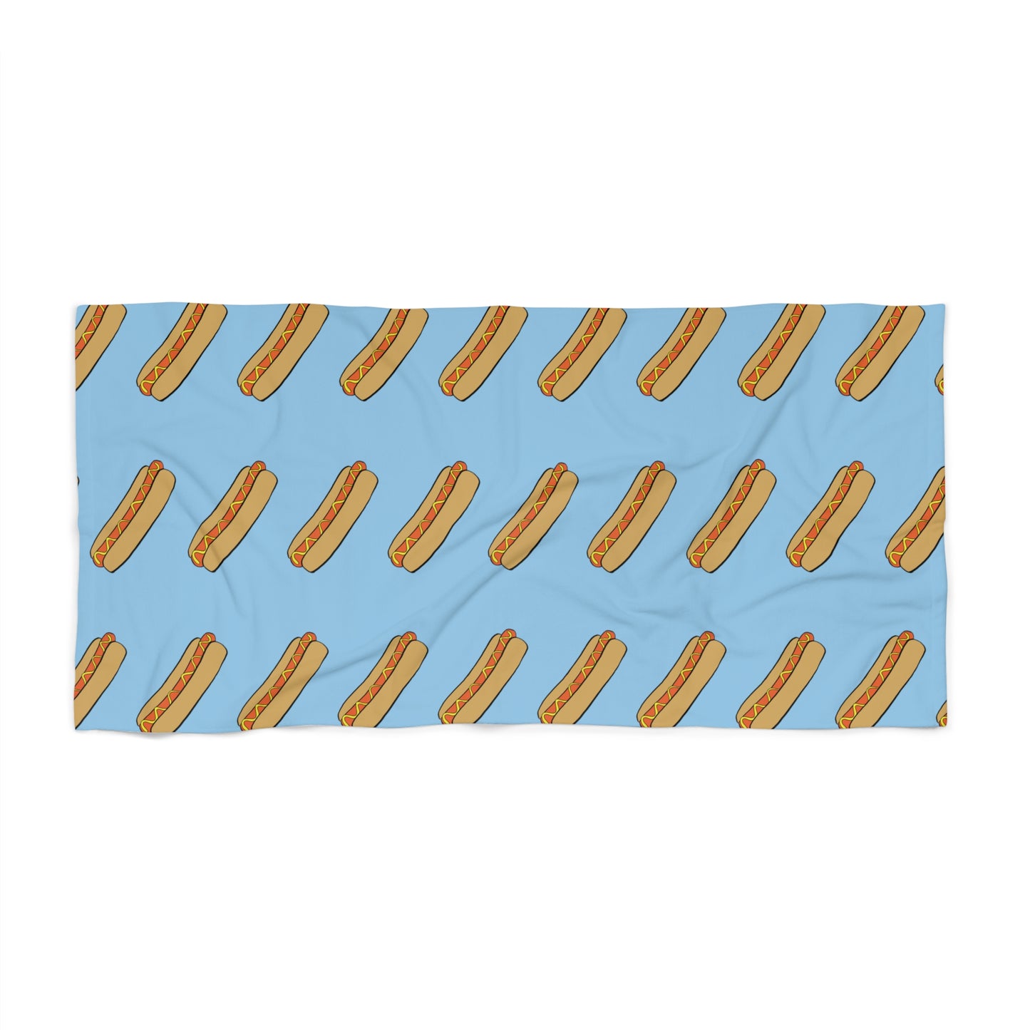 Hot Dog Beach Towel