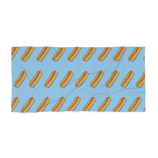 Hot Dog Beach Towel