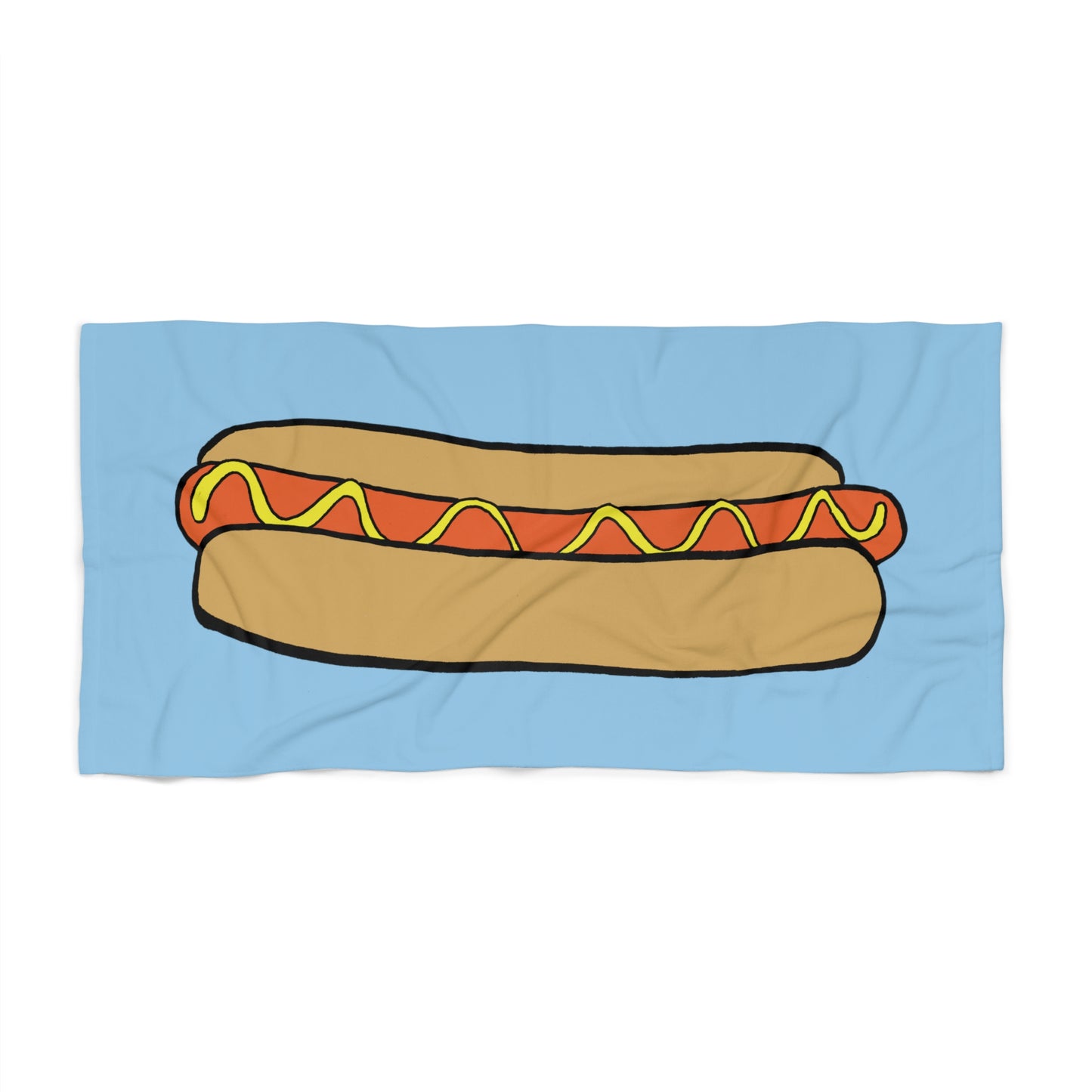 Hot Dog Beach Towel