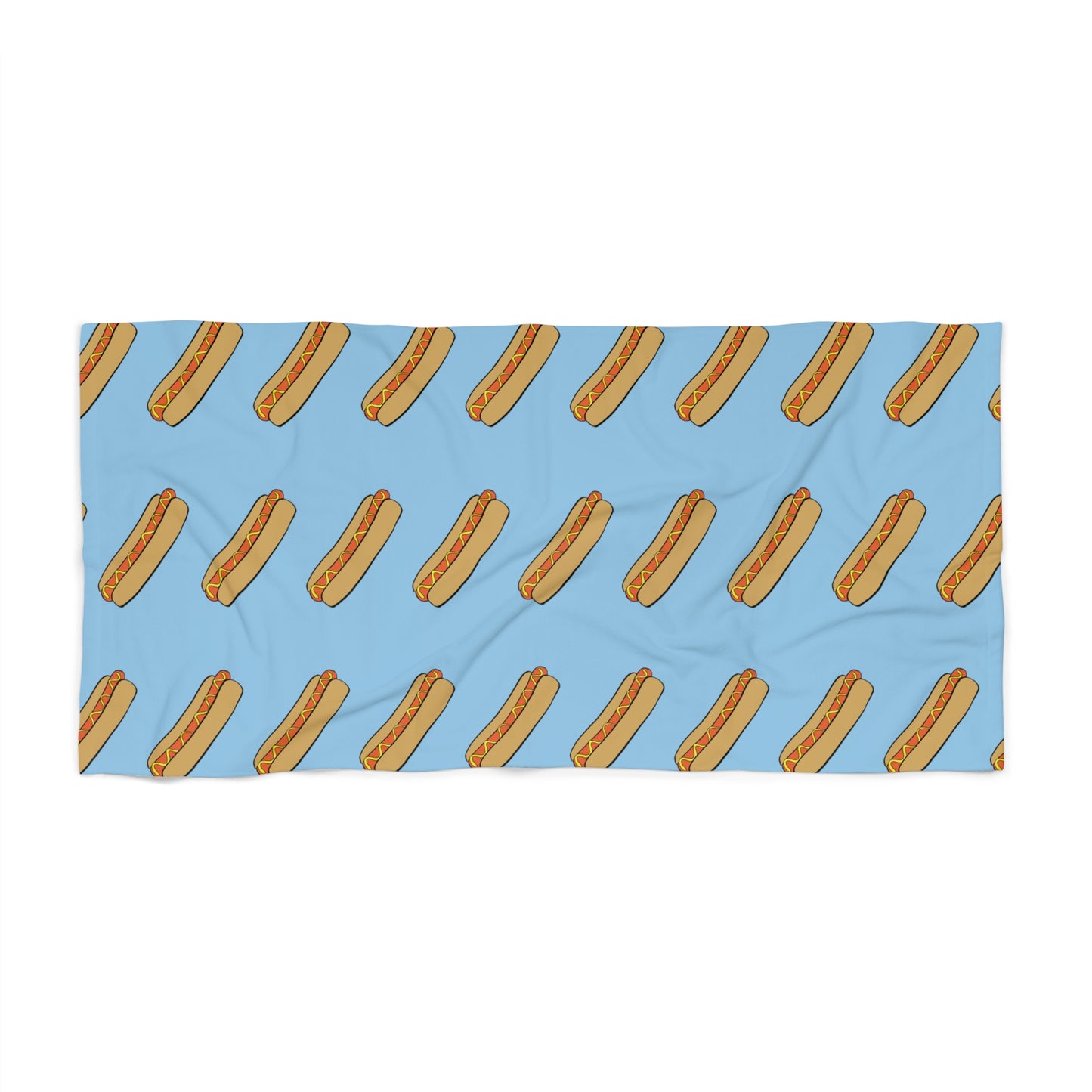 Hot Dog Beach Towel