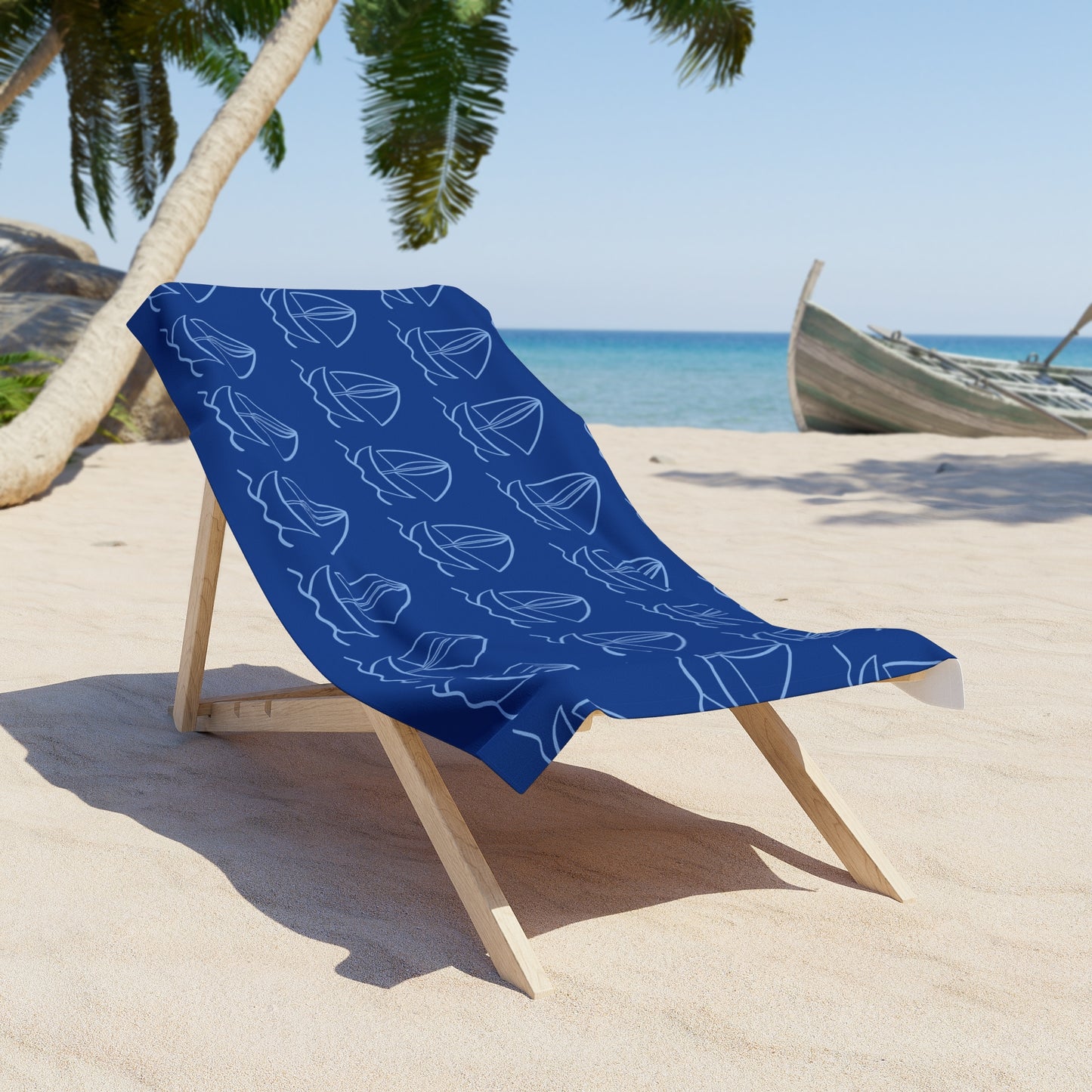 Sailboat Beach Towel