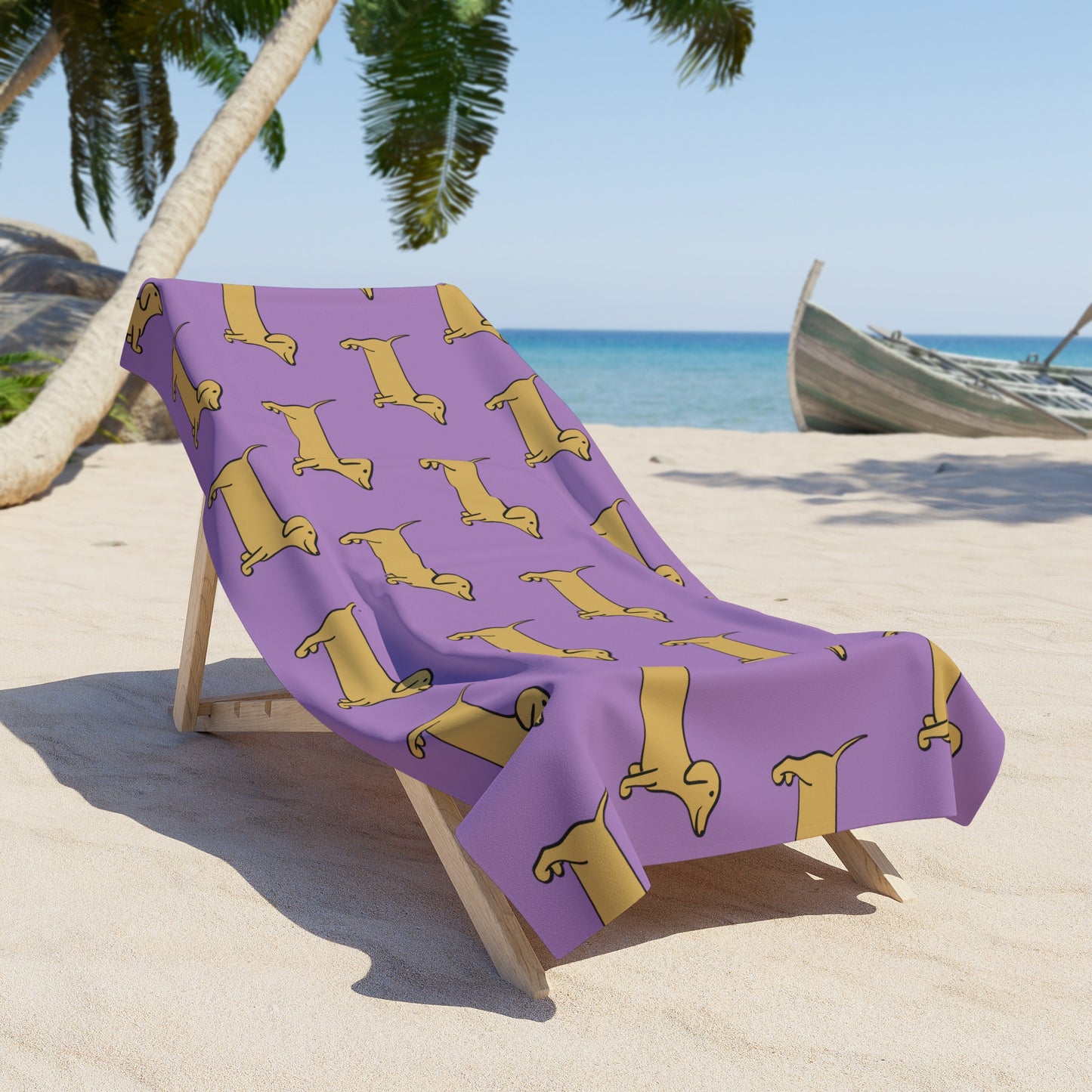 Wiener Dog Beach Towel